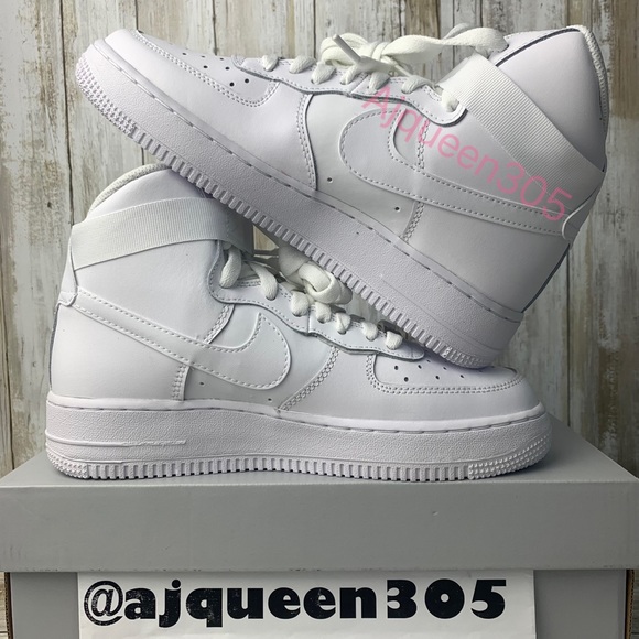 Nike Air Fore 1 High GS White - Picture 3 of 6